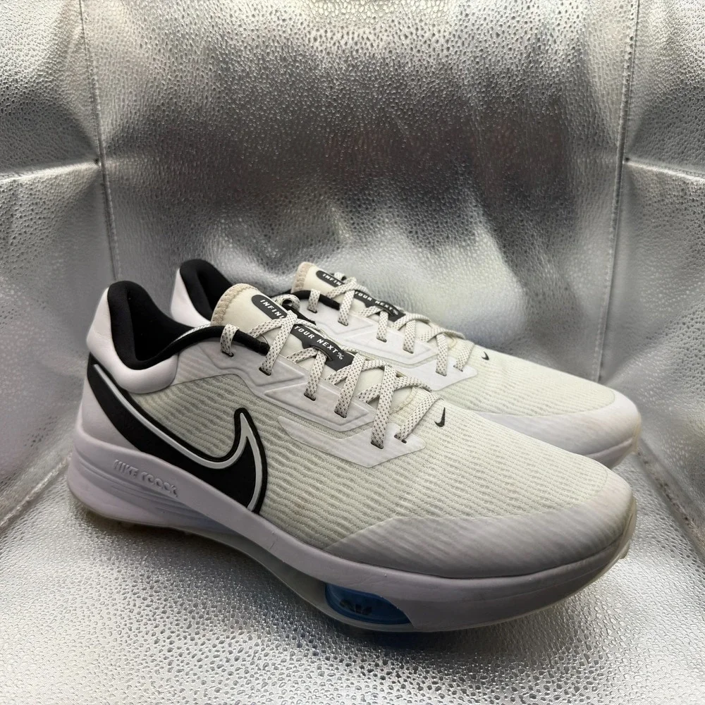 Size 13 Nike Air Zoom Infinity Tour White/Black Mens Running Shoes DC5221-103